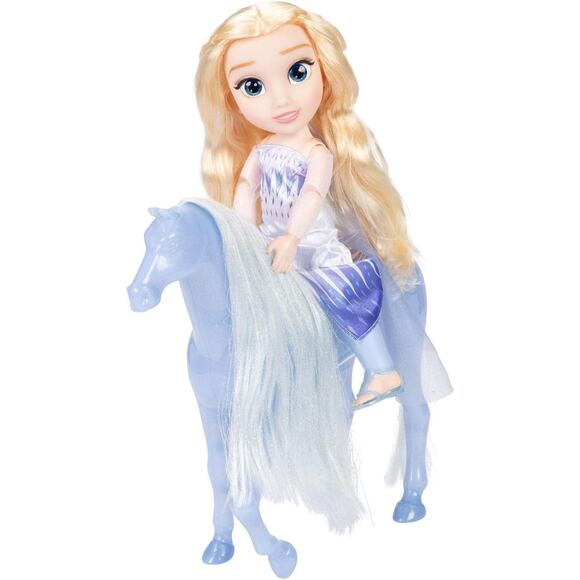 Disney Frozen Large 14" Elsa Articulated Toddler Doll and Nokk NIB - Picture 3 of 3